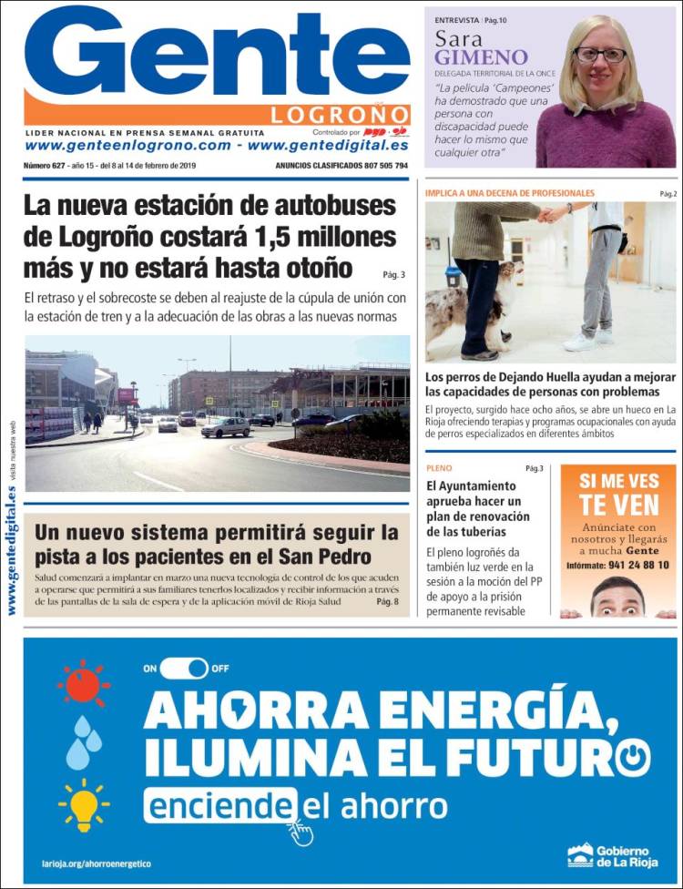Portada de Gente en Logroño (Espa&ntilde;a)