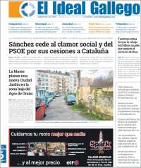 Portada de El Ideal Gallego (Espa&ntilde;a)