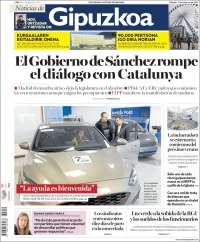 Portada de Noticias de Gipuzkoa (Espa&ntilde;a)