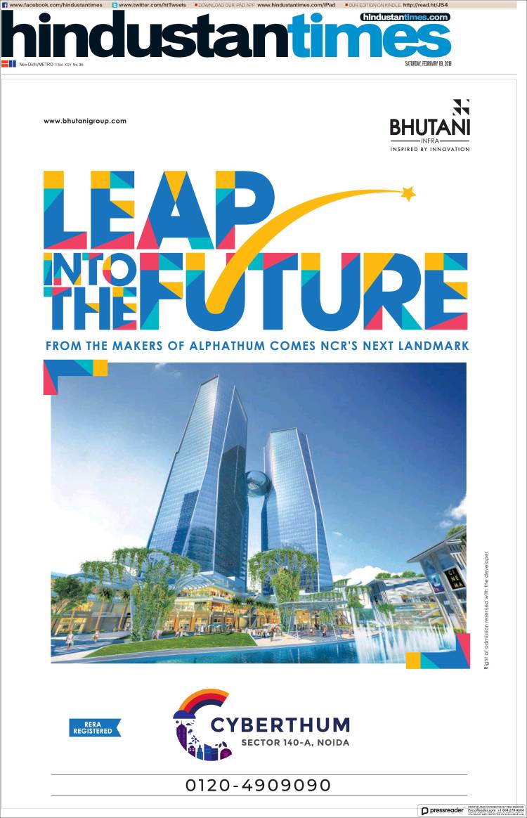 Portada de Hindustan Times (India)