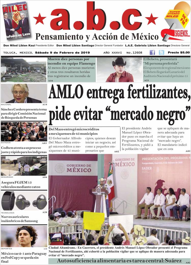 Portada de A.B.C.  (M&eacute;xico)