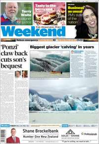 Portada de The Dominion Post (New Zealand)