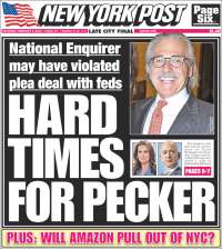 Portada de New York Post (USA)