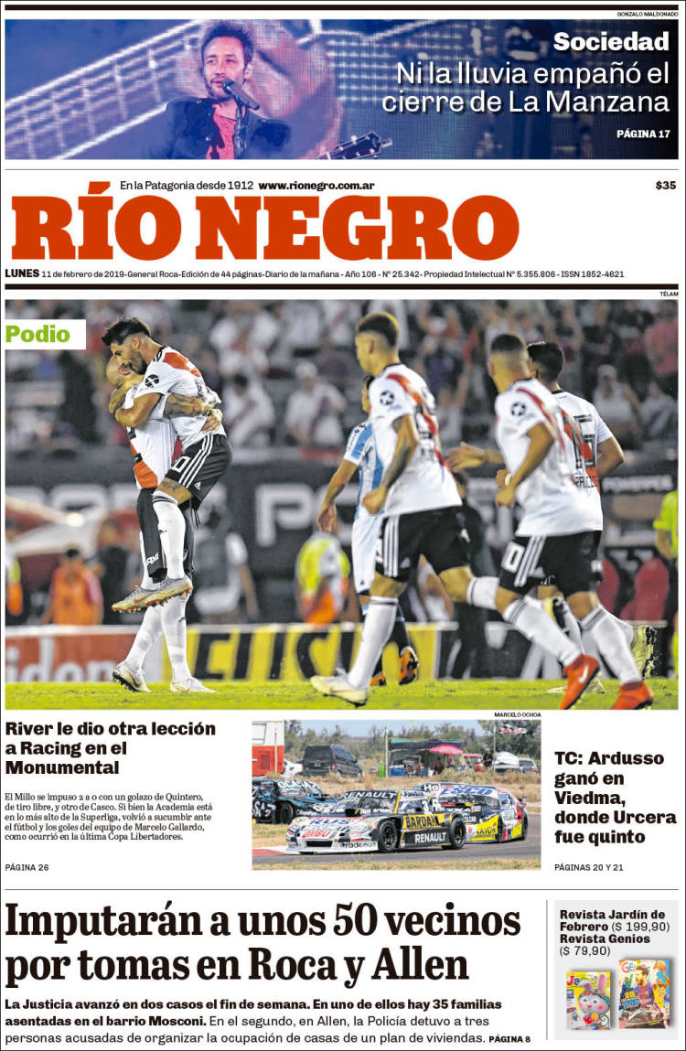 Portada de Rio Negro (Argentina)