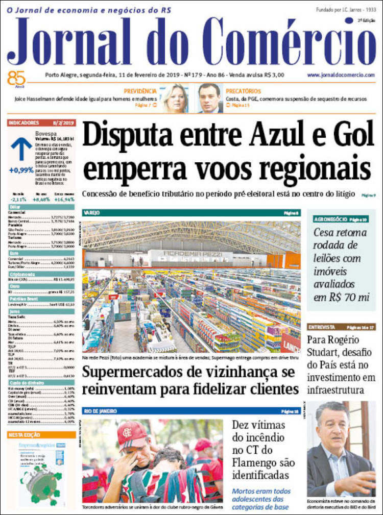 Portada de Jornal do Comércio (Brasil)