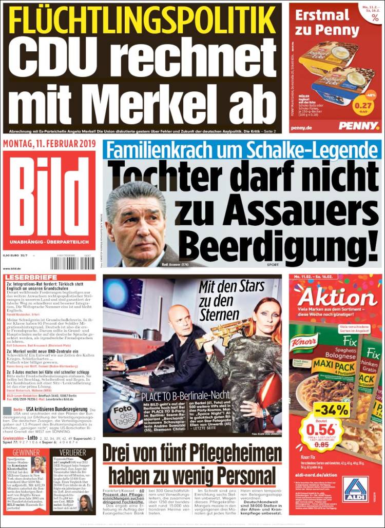 Portada de Bild (Alemania)