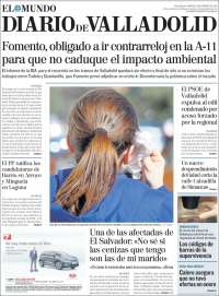 Portada de Diario de Valladolid (España)