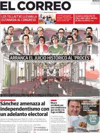 Portada de El Correo (España)