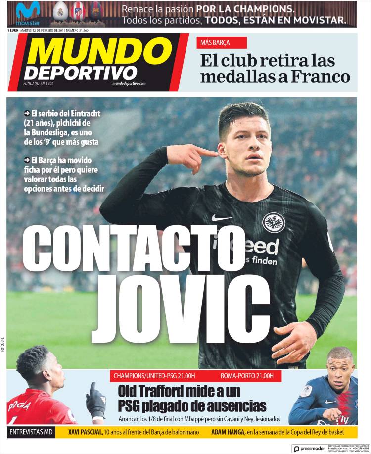 Portada de El Mundo Deportivo (España)