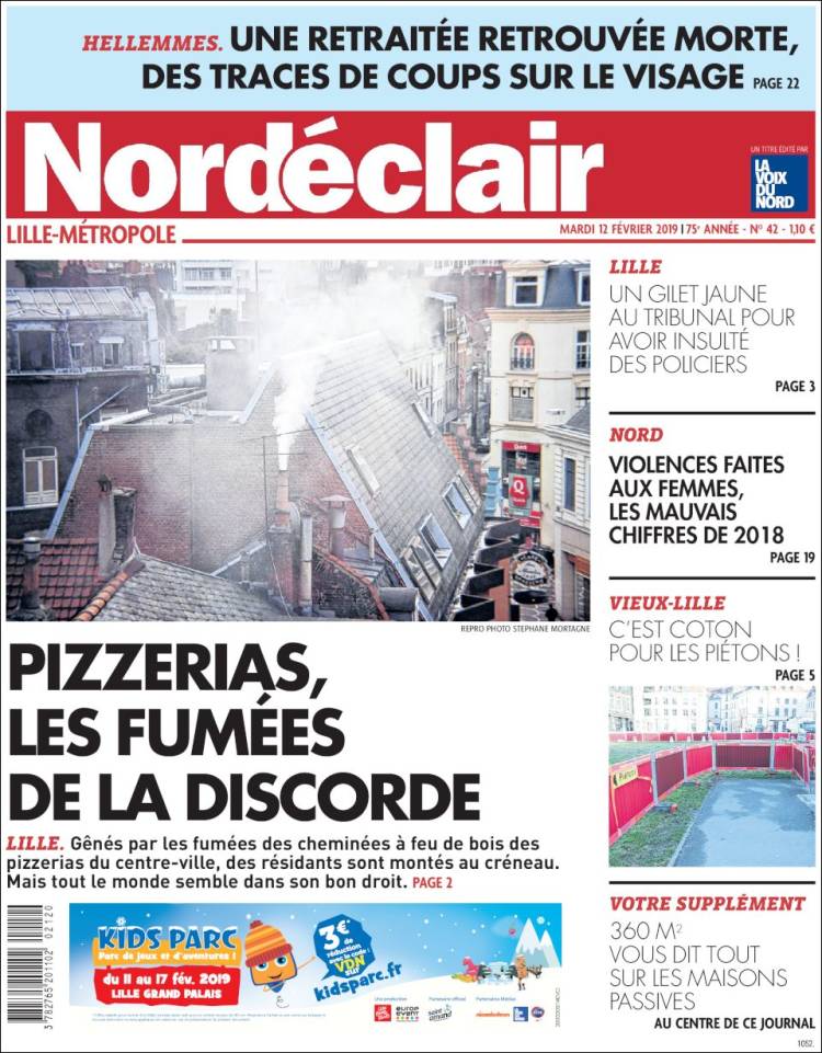 Portada de Nord Éclair (Francia)