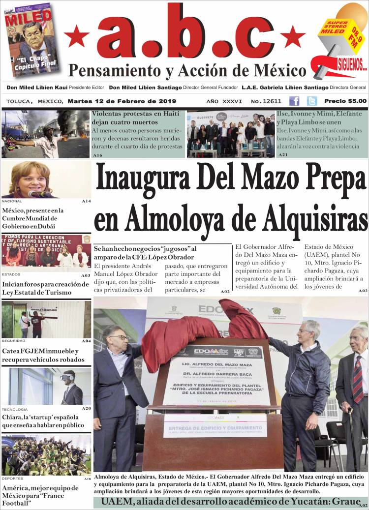 Portada de A.B.C.  (México)