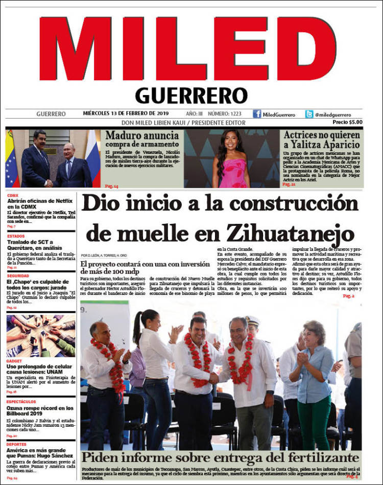 Portada de Miled - Guerrero (Mexico)