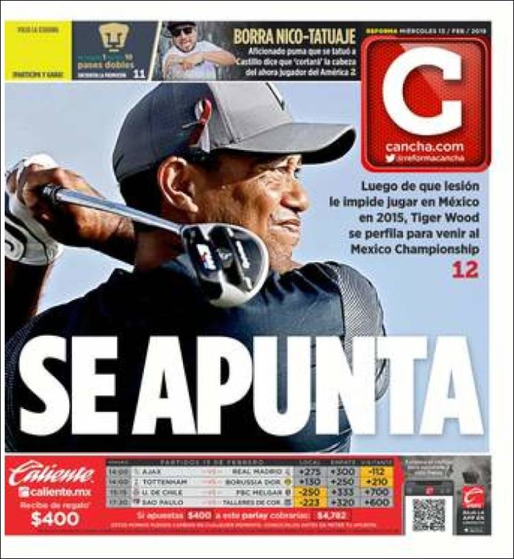 Portada de Cancha (México)