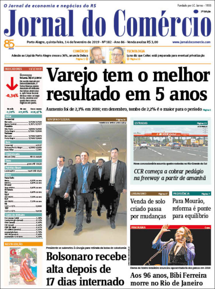 Portada de Jornal do Comércio (Brasil)