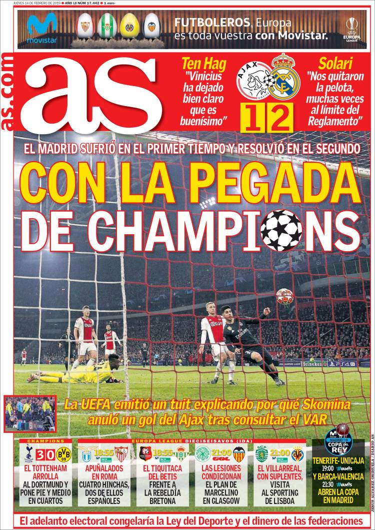 Portada de As (España)