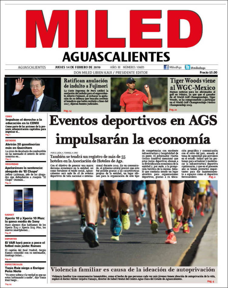 Portada de Miled - Aguascalientes (M&eacute;xico)