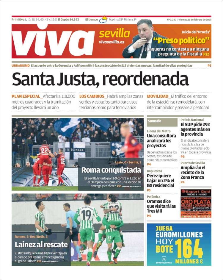 Portada de Viva Sevilla (España)