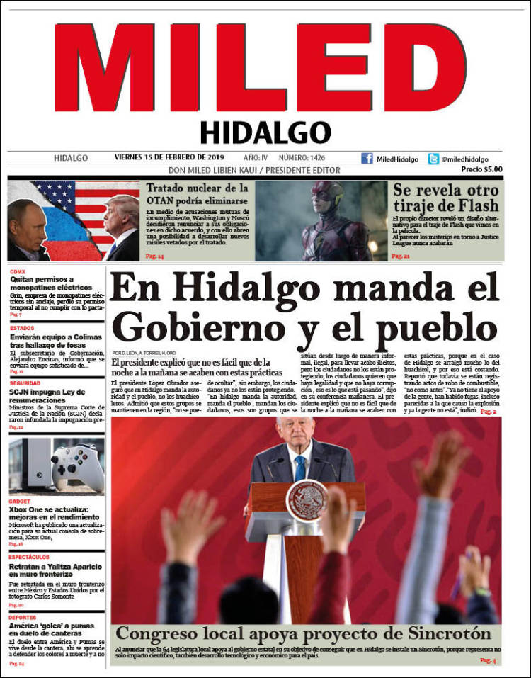 Portada de Miled - Hidalgo (Mexico)