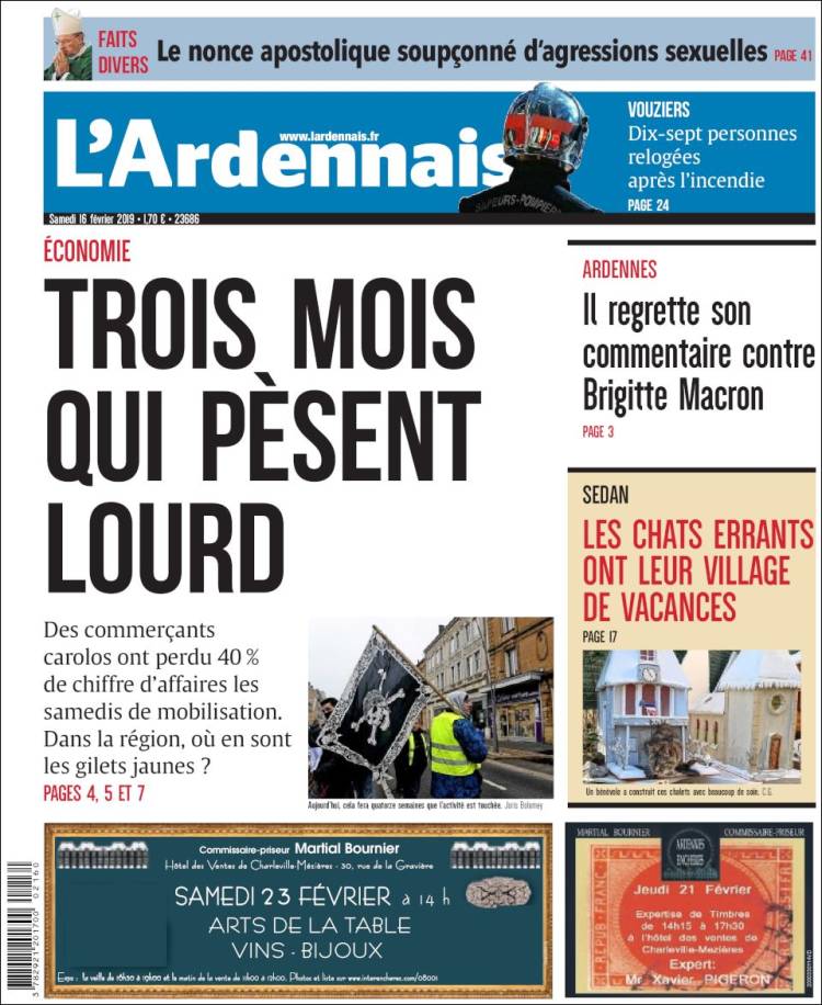 Portada de L'Ardenais (Francia)