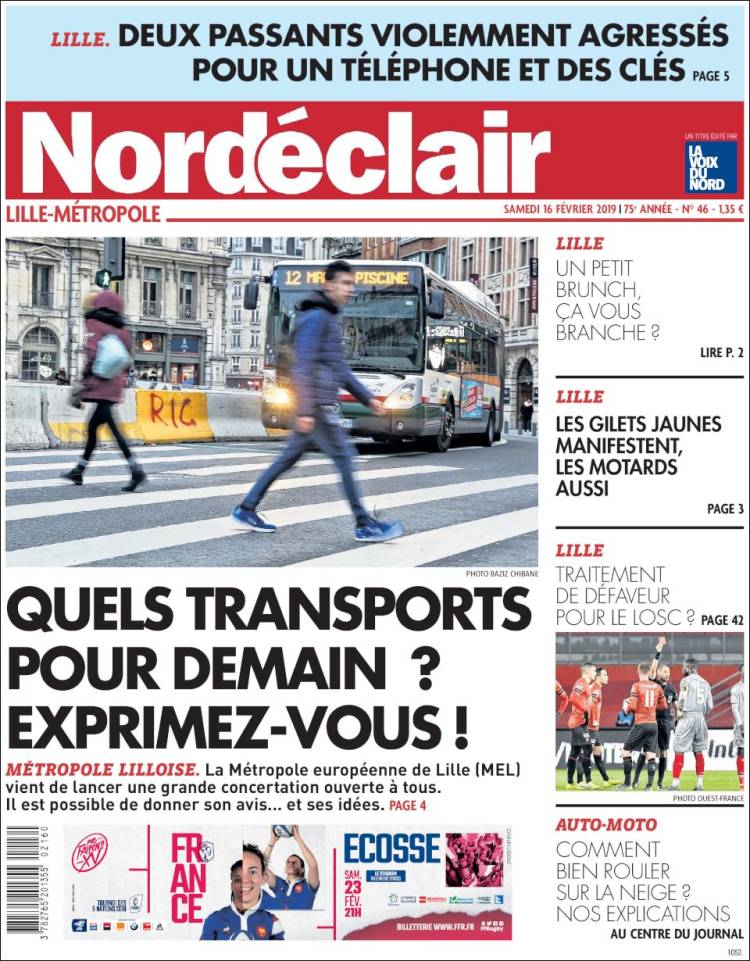 Portada de Nord Éclair (Francia)