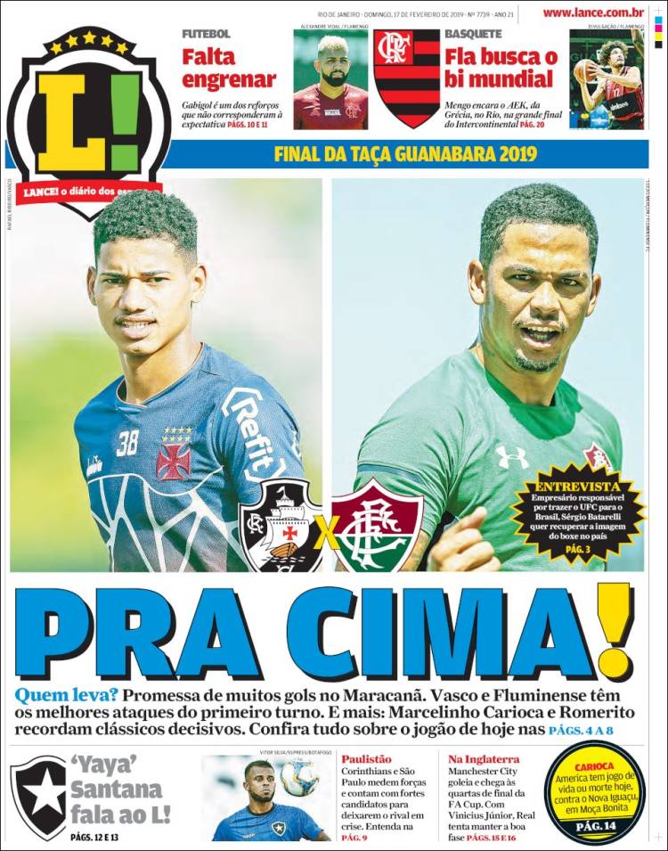 Portada de Lance! (Brasil)