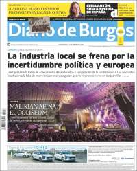 Portada de Diario de Burgos (España)