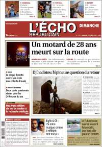 Portada de L'Echo Républicain (Francia)