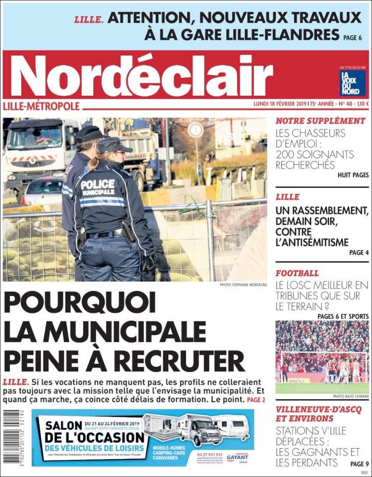 Portada de Nord Éclair (Francia)