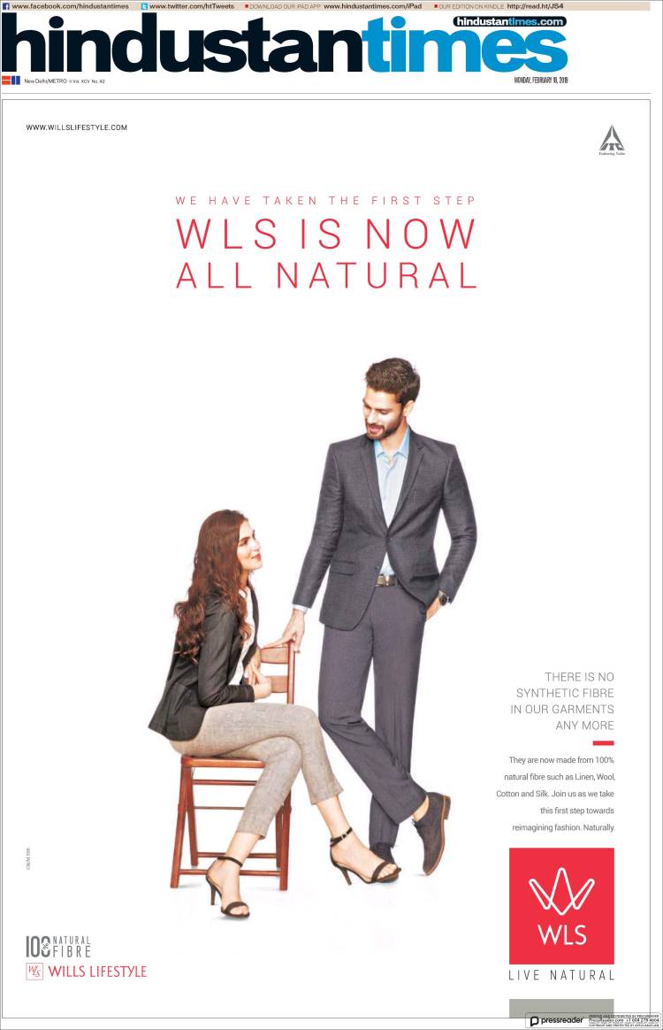 Portada de Hindustan Times (India)