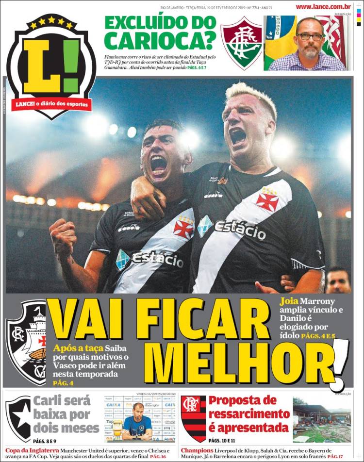 Portada de Lance! (Brasil)