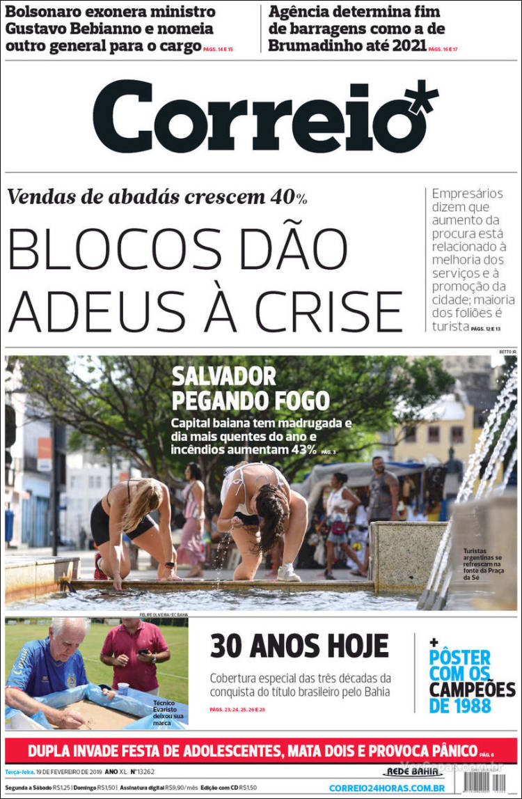 Portada de Correio* (Brasil)