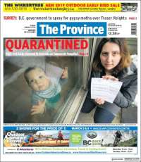 Portada de The Province (Canadá)