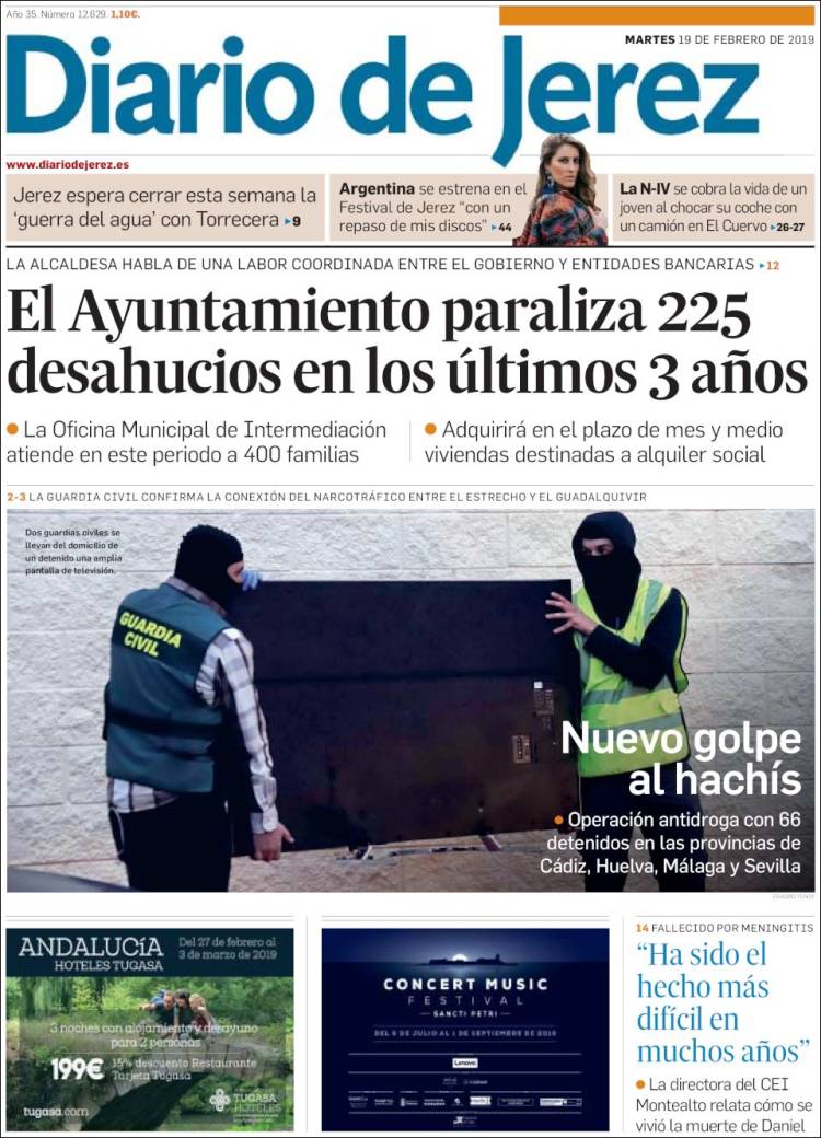 Portada de Diario de Jerez (España)