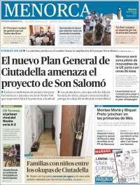 Portada de Menorca - Diario Insular (España)