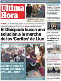 Portada de Última Hora (España)