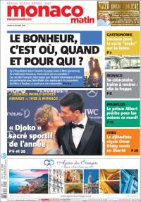 Portada de Nice-Matin (Francia)