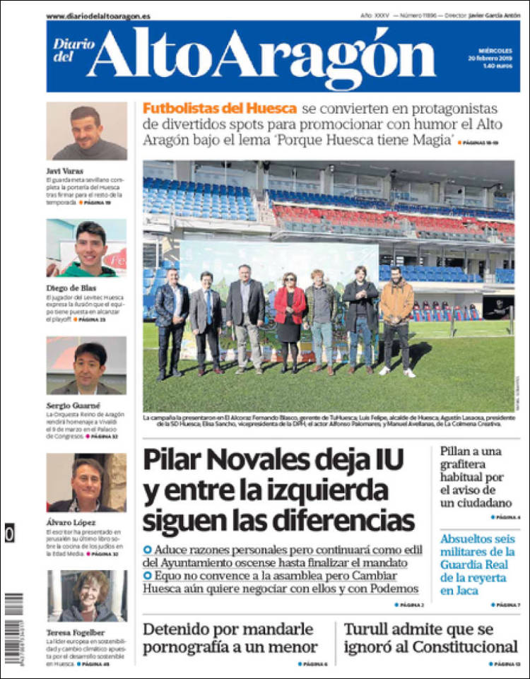 Portada de Diario del AltoAragón (España)