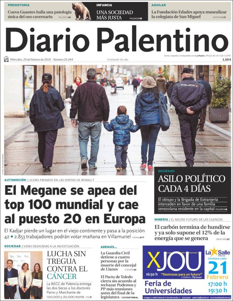 Portada de Diario Palentino (España)