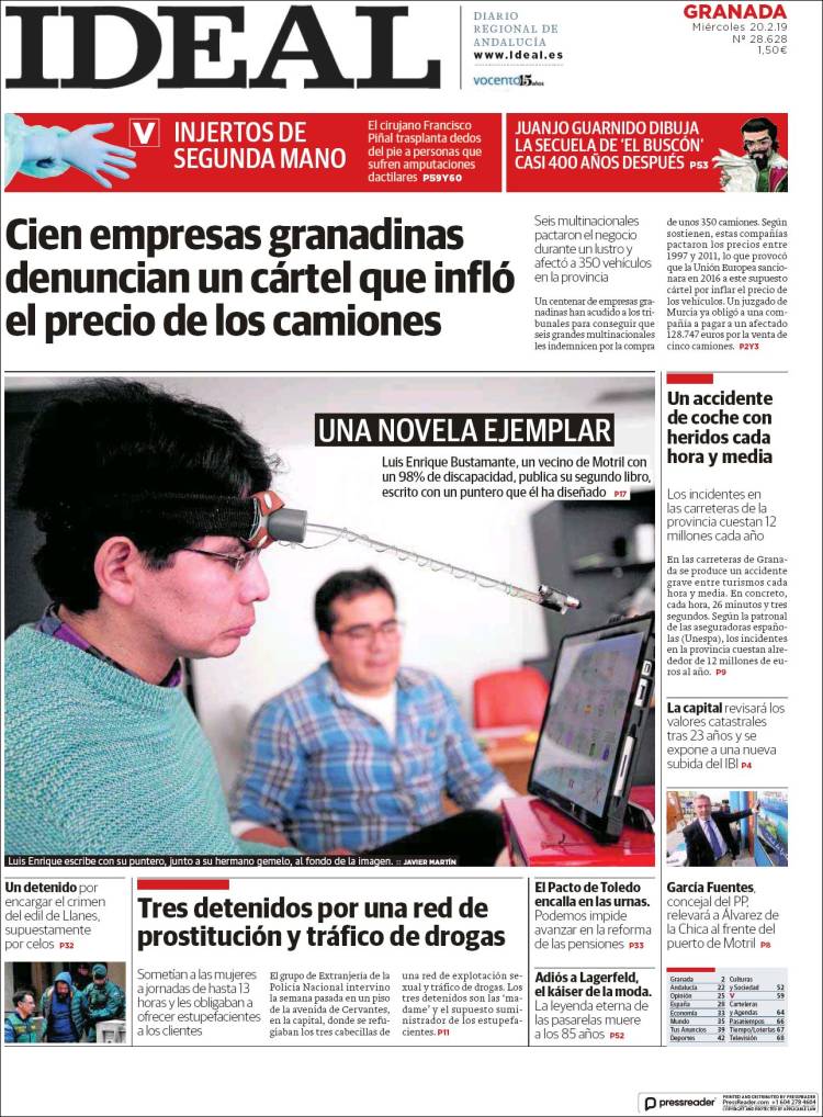 Portada de Ideal (España)