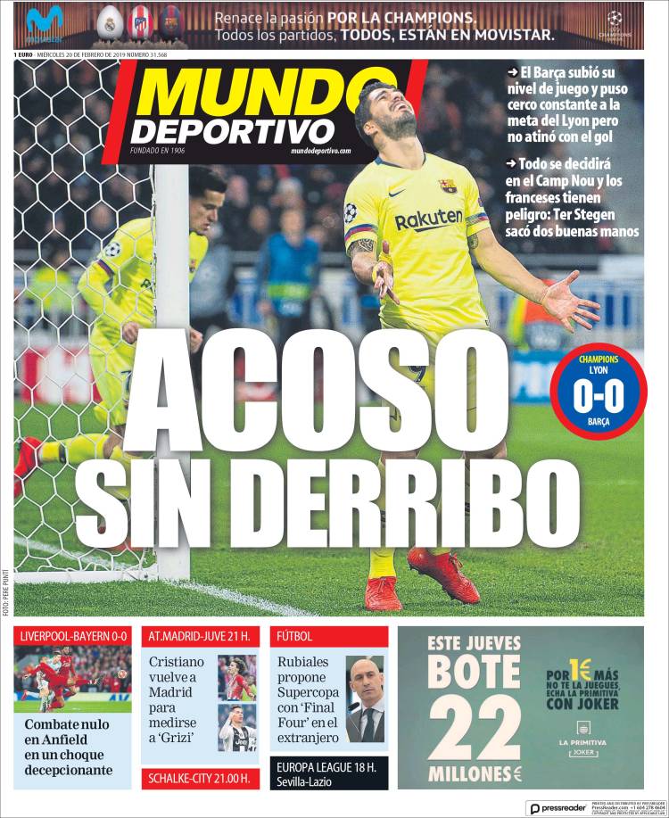 Portada de El Mundo Deportivo (España)