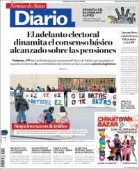 Portada de Noticias de Álava (España)