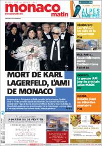 Portada de Nice-Matin (Francia)