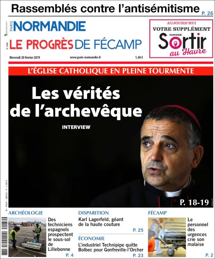 Portada de Progres de Fecamp (Francia)