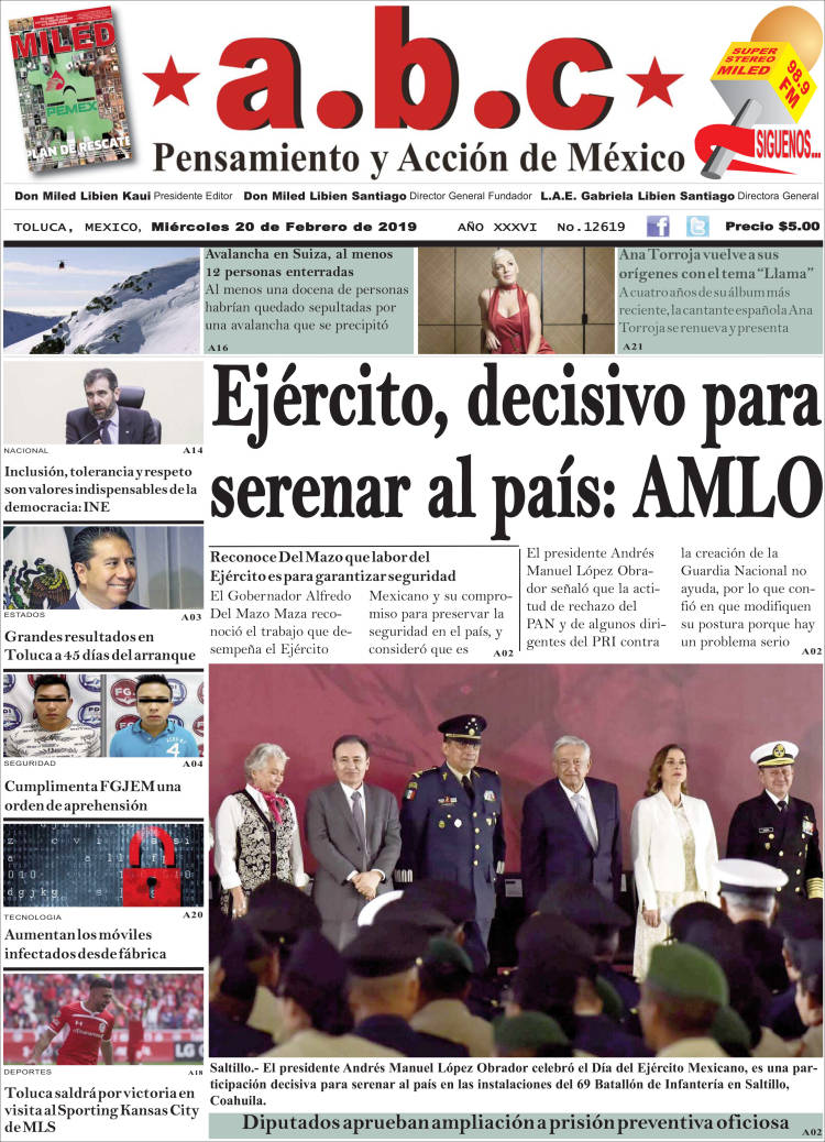 Portada de A.B.C.  (México)