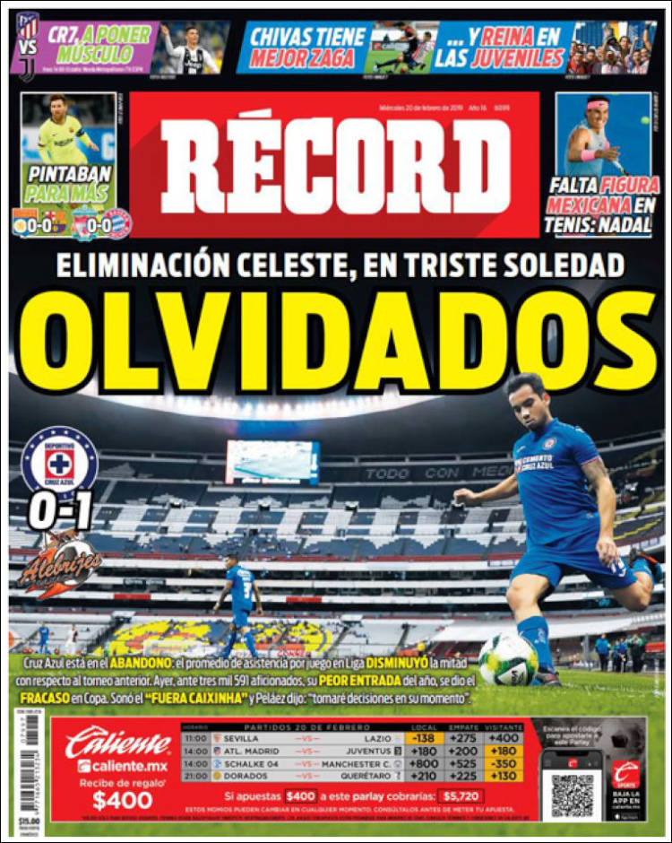 Portada de Record (México)