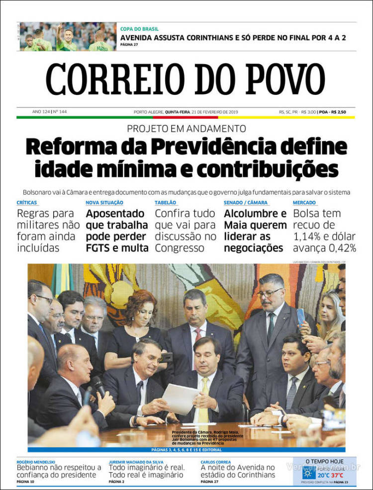Portada de Correio Do Povo (Brasil)