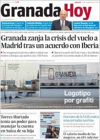 Portada de Granada Hoy (España)