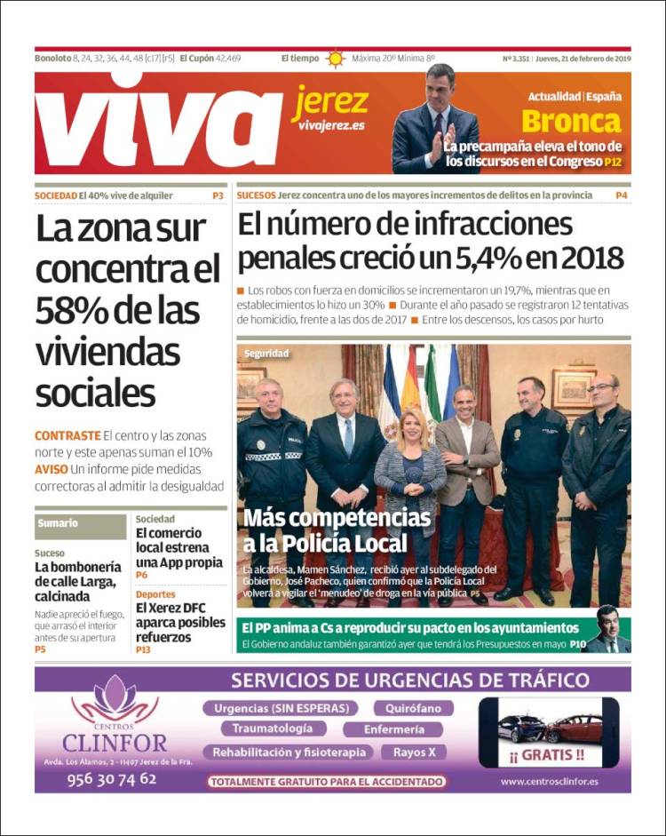 Portada de Viva Jerez (España)