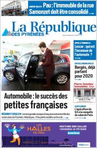 Portada de La République des Pyrénées (Francia)