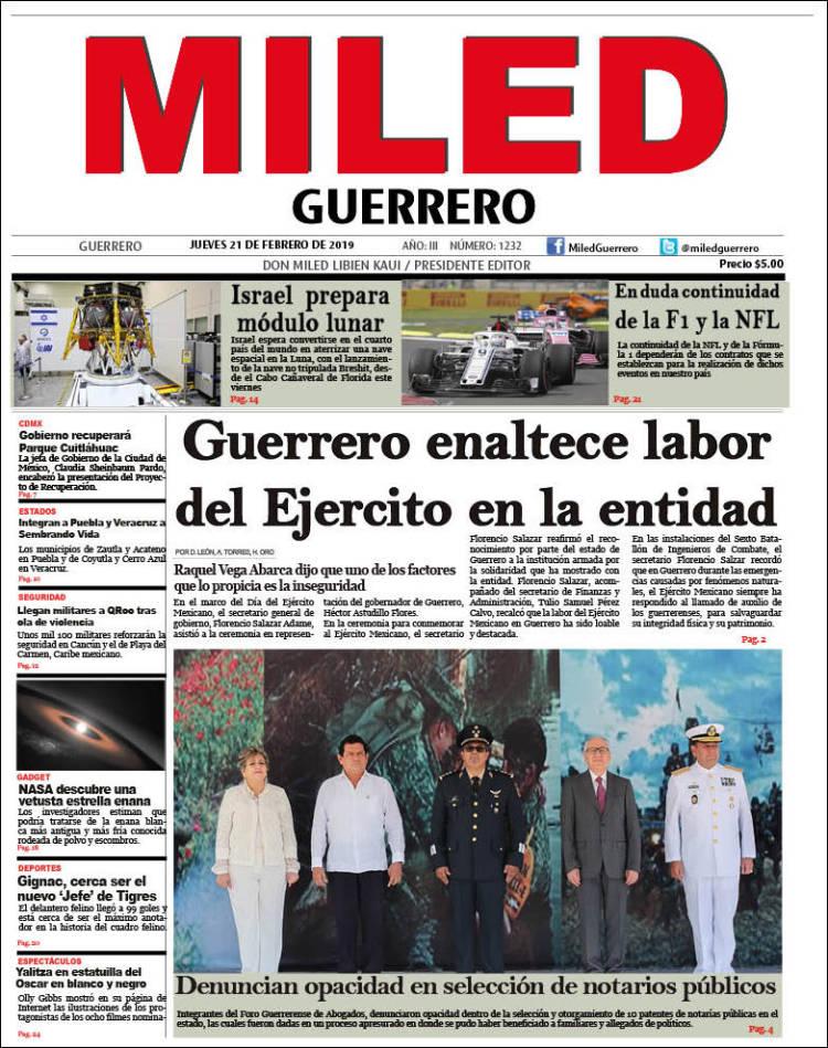 Portada de Miled - Guerrero (M&eacute;xico)
